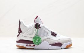 耐克 Wmns Air Jordan 4 Retro GS”Linen” 中帮篮球鞋 货号: DR5415-105