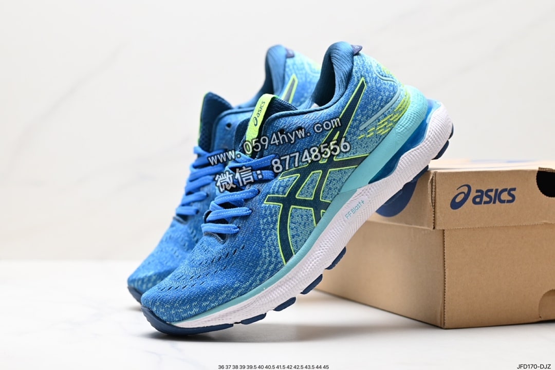 Asics Gel-Nimbus 24代 运动休闲透气专业跑鞋 1011B359-400