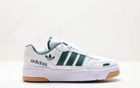 Adidas Adidas Originals Post UP 低邦 篮球鞋 起源 篮球 构造 符合 舒适 保持 皮革 材质 带有 中帮 设计 踝部 衬垫 摩登 鞋底 金属 酷感 时尚 货号：H00184 尺码：36-45 ID:JKD117-DJZ