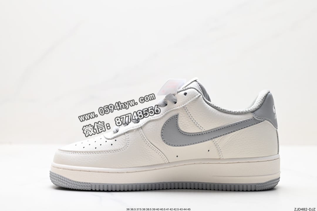 运动鞋, 空军一号, NIKE, LV8, FORCE 1, Air Force 1 - Air Force 1 ‘07 LV8 工具灰色 鞋子结构 冷色调 Nike6369-566