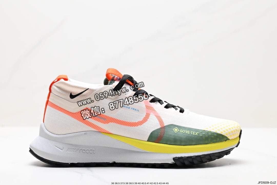 Nike React Pecasus Trail 4 GORE-TEX 飞马涡踪迹4代瑞亚版越野马拉松休闲运动慢跑鞋