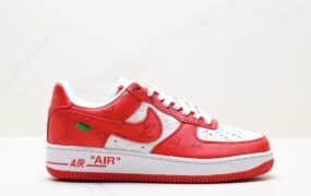 Louis Vuitton x Air Force1 Low LV x 空军低帮联名板鞋 “黑色” 货号：1A9VA7