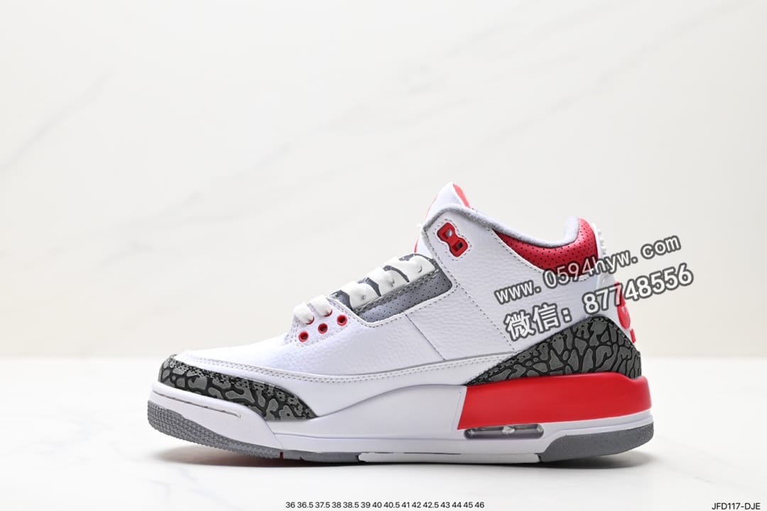 篮球鞋, RO, Premium, Jordan, DA3595-100, Basket, Air Jordan 3 Retro, Air Jordan 3, Air Jordan - 品牌：Air Jordan系列：3 Retro鞋子类型：篮球鞋鞋帮高度：未提及颜色：白灰棕货号：DA3595-100