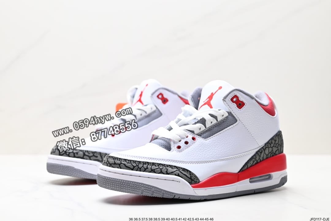 篮球鞋, RO, Premium, Jordan, DA3595-100, Basket, Air Jordan 3 Retro, Air Jordan 3, Air Jordan - 品牌：Air Jordan系列：3 Retro鞋子类型：篮球鞋鞋帮高度：未提及颜色：白灰棕货号：DA3595-100