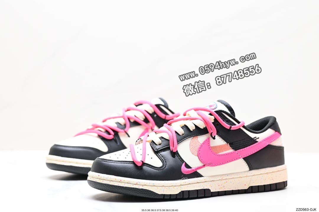 运动鞋, 解构, 板鞋, 休闲运动鞋, Swoosh, SB Dunk Low, Nike SB, NIKE, Dunk Low, Dunk - Nike SB DuNike Low”Green/Beige“绑绳解构风 系列低帮休闲运动滑板板鞋