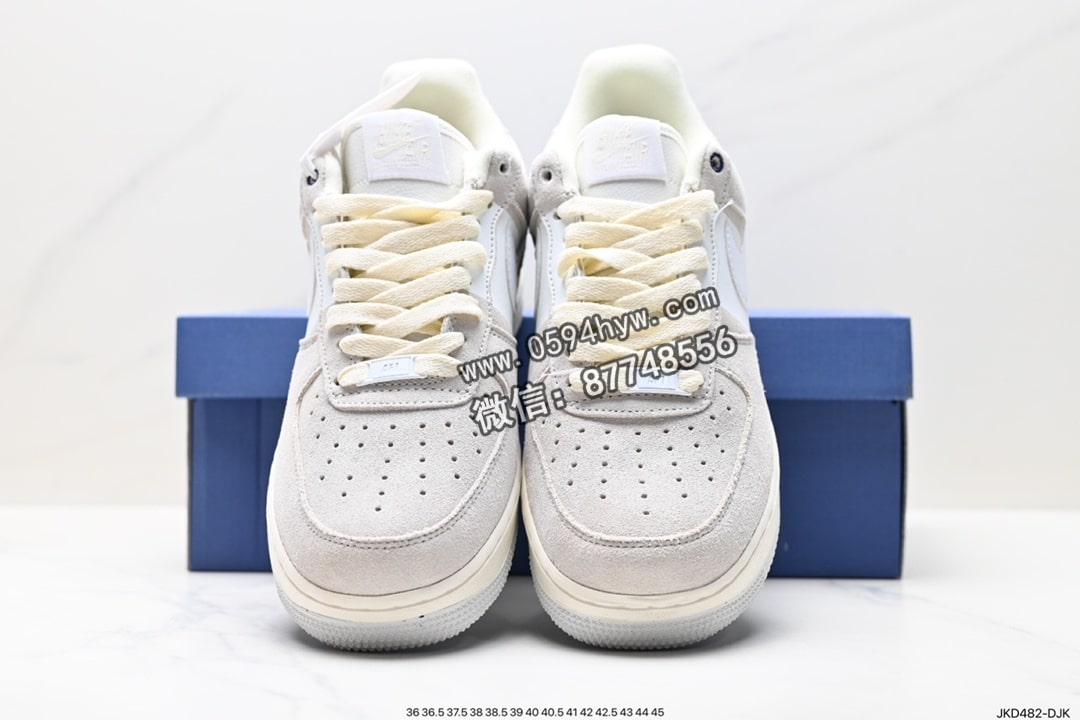 耐克, Nike Air Force 1 '07, Nike Air Force 1, Nike Air, NIKE, KD, FORCE 1, Air Force 1 - Nike Air Force 1 '07 Low 耐克鞋 系列：40周年纪念款 鞋子类型：空军版型 颜色：米灰 货号：DM8871-111 尺码：36-45 ID:JKD482-DJK