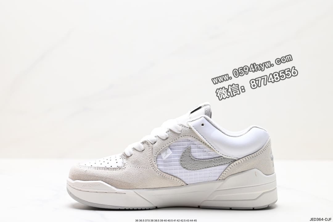 高帮, 篮球鞋, Nike Air, Jordan, DX4397-100, Air Jordan, Adidas - 品牌：Air Jordan
系列：StAdidasium 9O StAdidasium
鞋子类型：篮球鞋
鞋帮高度：高帮
颜色：白灰
货号：DX4397-100