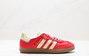 阿迪达斯 Wales Bonner x A Didas Originals Samba 桑巴舞系列鞋货号：GY4344