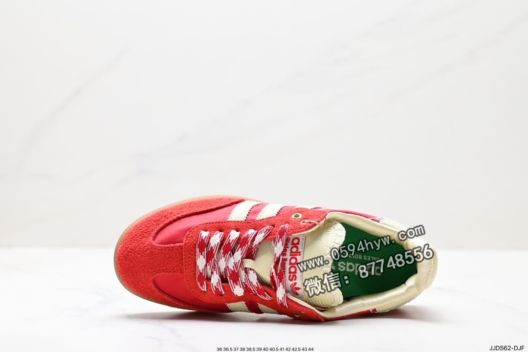 阿迪达斯, 阿迪, 运动板鞋, 板鞋, Wales Bonner, SAMBA, Originals, Original - 阿迪达斯 Wales Bonner x A Didas Originals Samba 桑巴舞系列鞋货号：GY4344