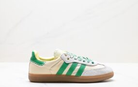 阿迪达斯 Wales Bonner x A Didas Originals Samba 低帮休闲运动板鞋 货号：GY4344