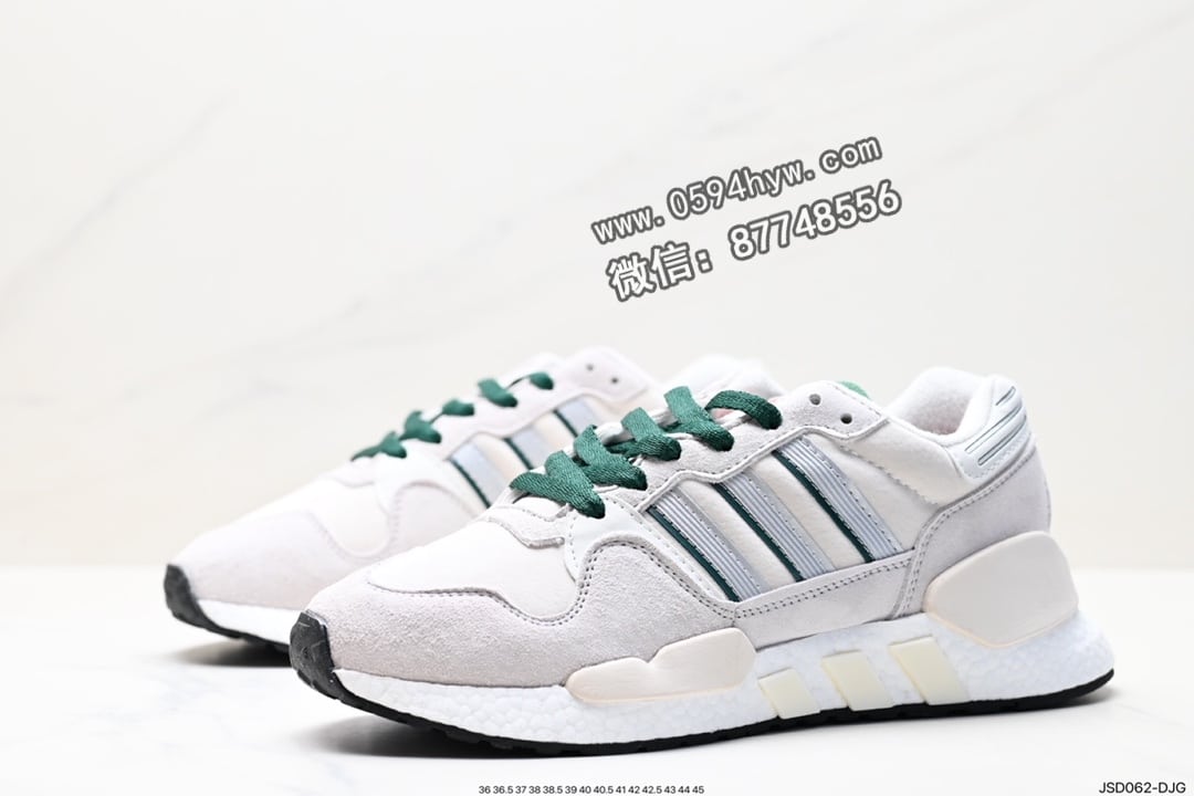 阿迪达斯, 阿迪, ZX930, EQT, Boost, Adidas - 阿迪达斯 ZX930 x EQT Never MAdidas Pack 麂皮 黑灰配色 麂皮拼接打造鞋面 大底 Boost 科技 货号：G27115 尺码:36-45 ID:JSD062-DJG