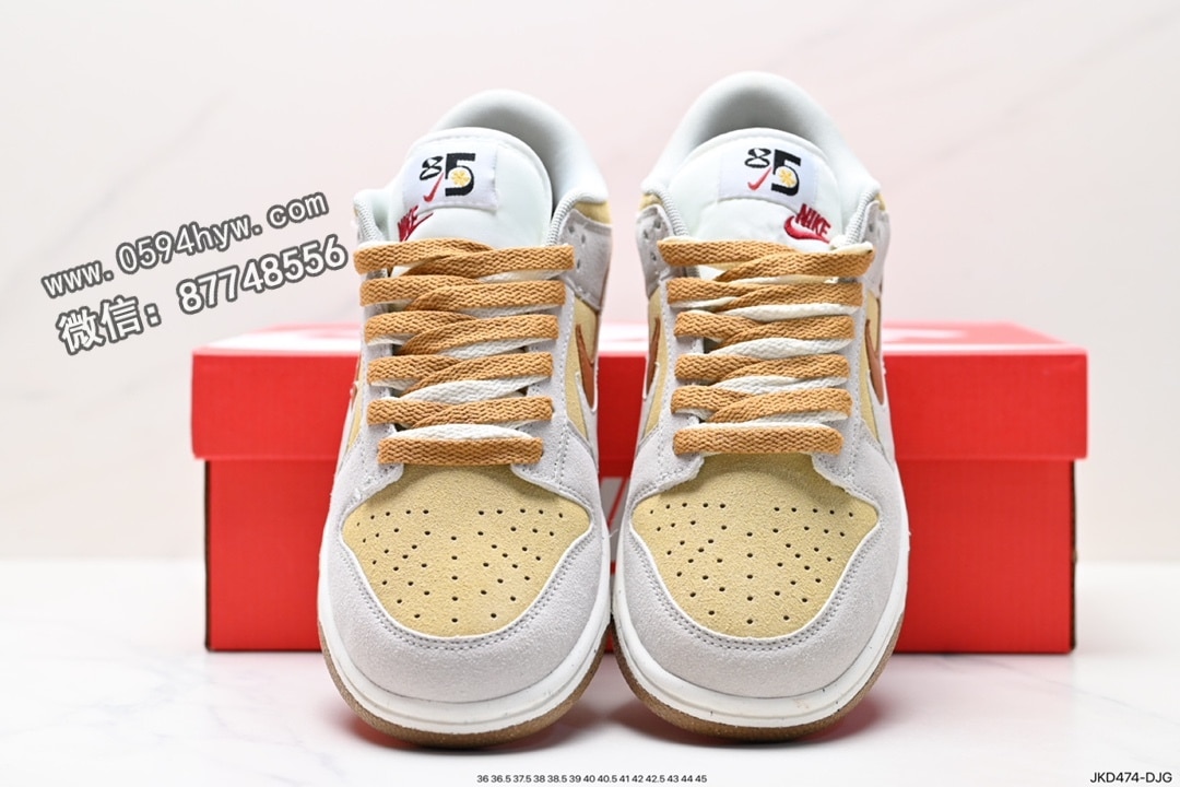 Swoosh, Nike Dunk Low SE “85”, Nike Dunk Low, Nike Dunk, NIKE, Dunk Low, Dunk - Nike DuNike Low SE “85” 绒面革 灰白红色 货号 DO9457-109 即可