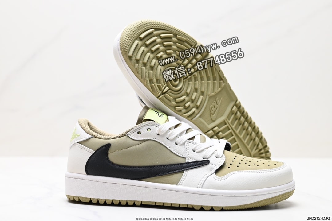 篮球鞋, Nike Air, NIKE, Jordan, Black, Air Jordan 1 Low, Air Jordan 1, Air Jordan - 品牌：Nike
系列：fragment design x Travis Scott x Nike Air Jordan 1 Low OG SP
鞋子类型：篮球鞋
鞋帮高度：低帮
颜色：Black/Green Toe
货号：FZ3124-200