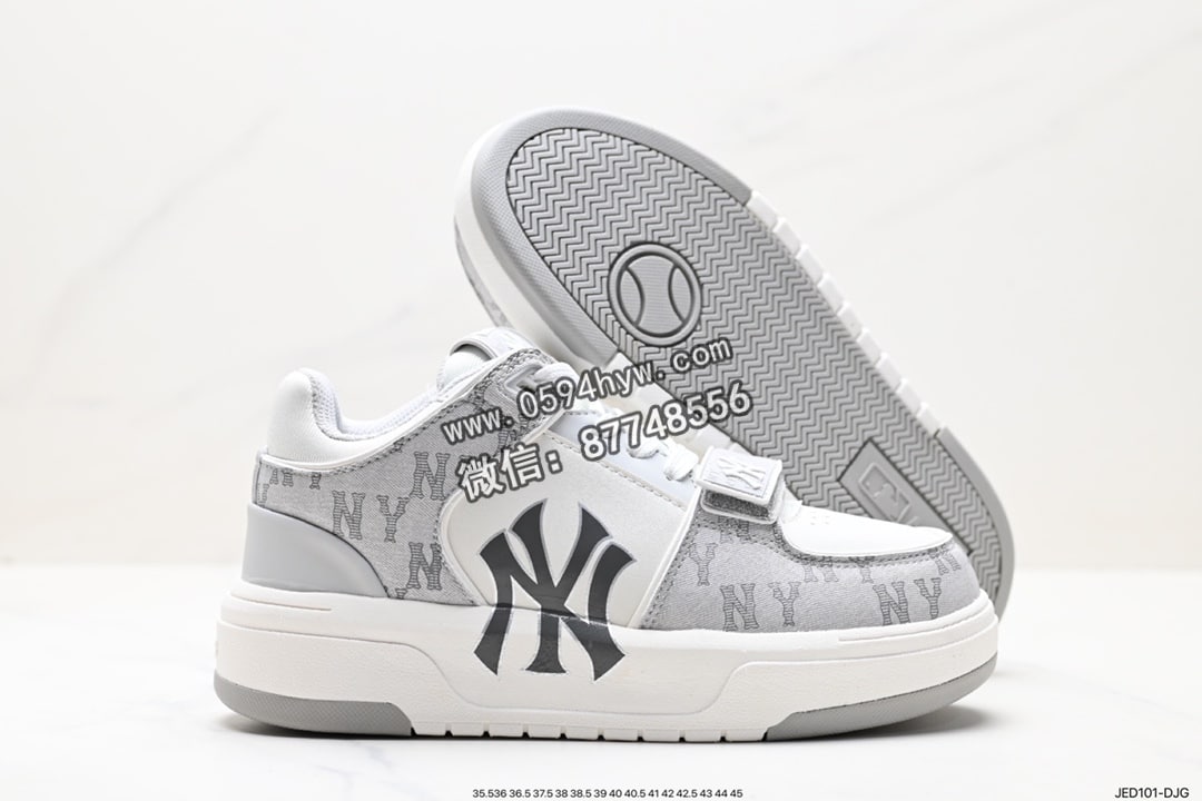 运动鞋, 跑鞋, 慢跑鞋, NY, NIKE, HIGH, 3ASXLM13N - ChuNikey Liner New York 鞋系列 低帮老爹风轻量增高厚底百搭休闲运动慢跑鞋 皮革白黑NY印花 3ASXLM13N（C0002）