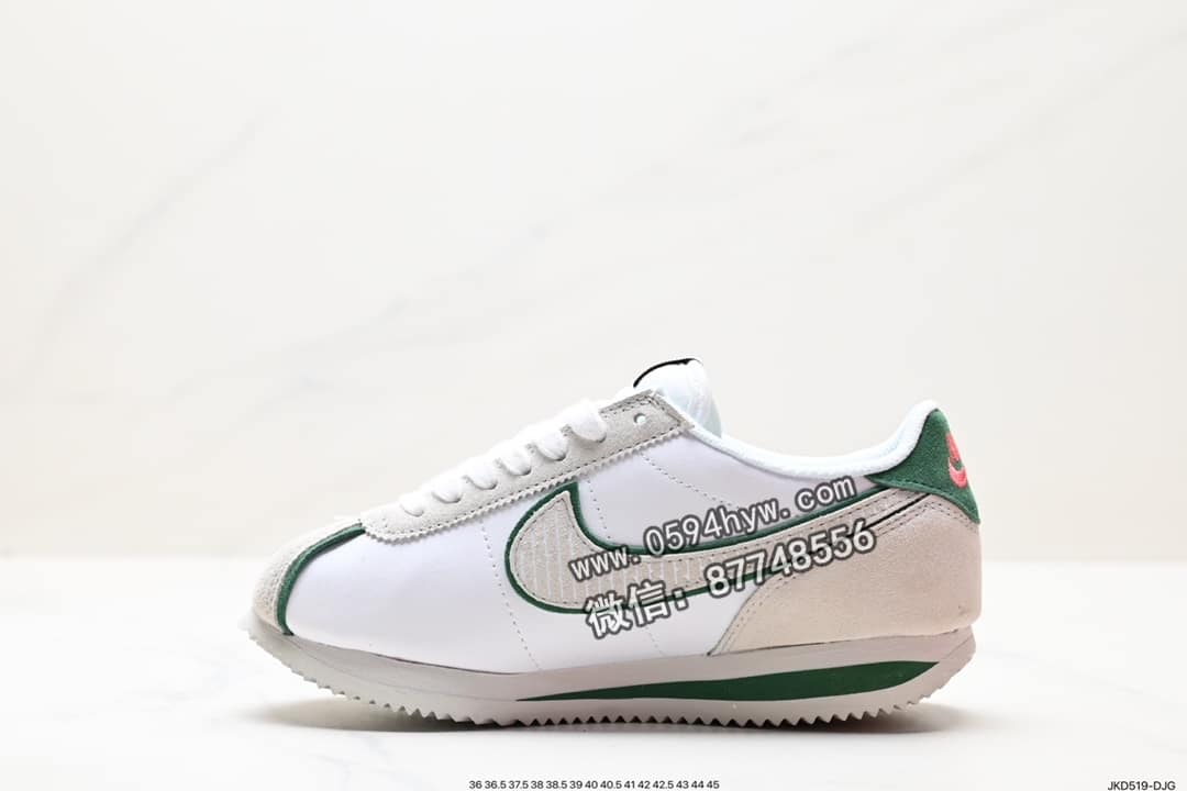 阿甘, 跑步鞋, Swoosh, NIKE, FQ0259-110 - Nike Classic Cortez 经典阿甘休闲跑步鞋 货号:FQ0259-110