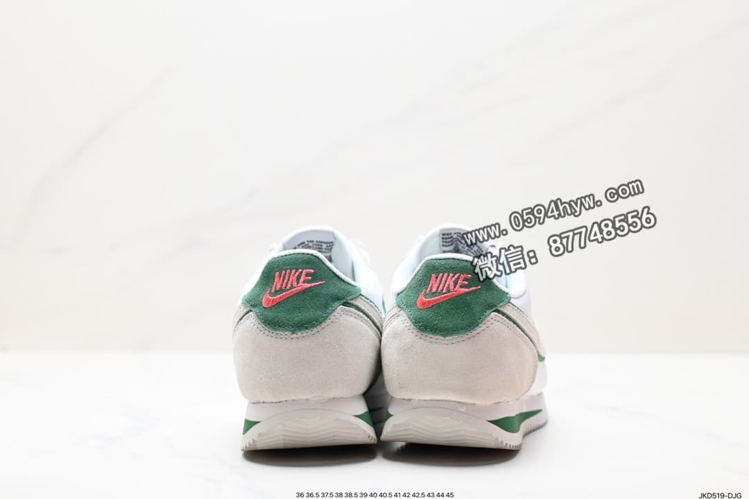 阿甘, 跑步鞋, Swoosh, NIKE, FQ0259-110 - Nike Classic Cortez 经典阿甘休闲跑步鞋 货号:FQ0259-110