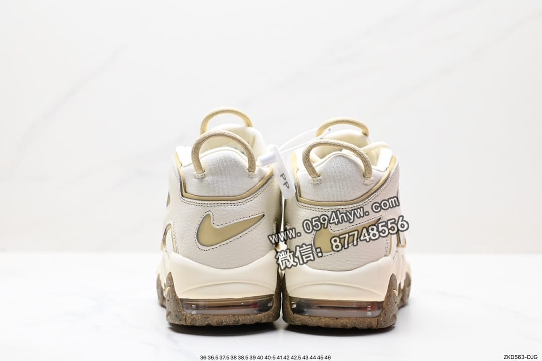 耐克, 篮球鞋, Nike Air More Uptempo, Nike Air, NIKE, Air More Uptempo - Nike Air More Uptempo OG 耐克 皮蓬全掌气垫篮球鞋 白橙 货号：DM3035-100