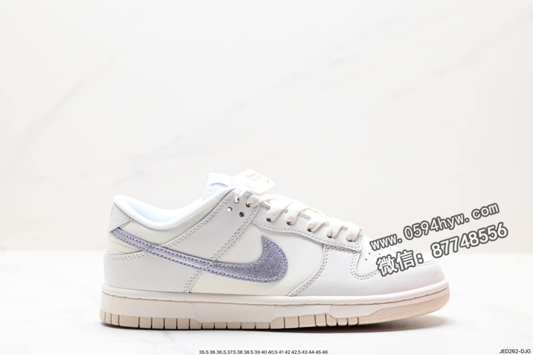 Nike SB Dunk Low DuNike 系列 板鞋 低帮 牛剖皮 鞋面 大底 货号：FN6892-100 尺码：35.5-46 ID:JED262-DJG