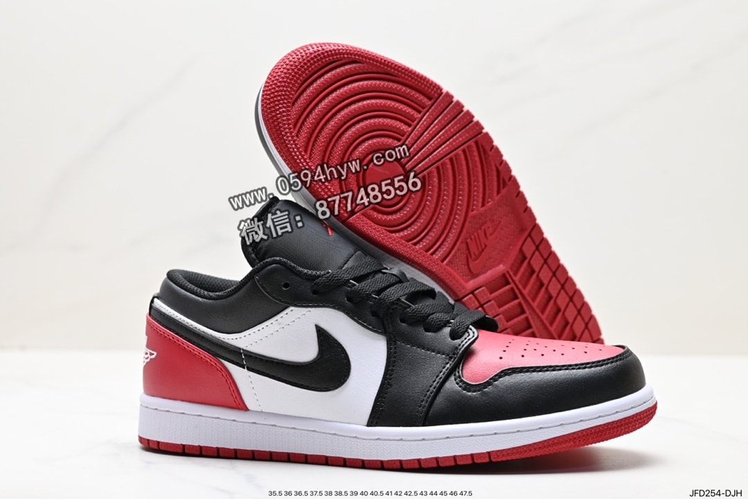 板鞋, 休闲板鞋, Jordan, Air Jordan 1, Air Jordan, 553558 - 品牌：Air Jordan
系列：1 Low
鞋子类型：低帮休闲板鞋
鞋帮高度：无
颜色：黑红脚趾
货号：553558-161