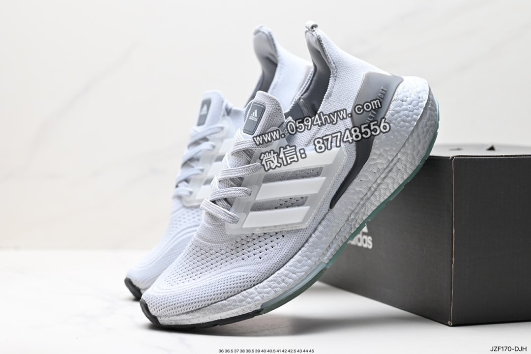 运动跑鞋, 跑鞋, 爆米花, Ultraboost, Boost, Adidas - Adidasidas Ultraboost DNA UB21 全掌爆米花休闲运动跑鞋 货号: GX3061