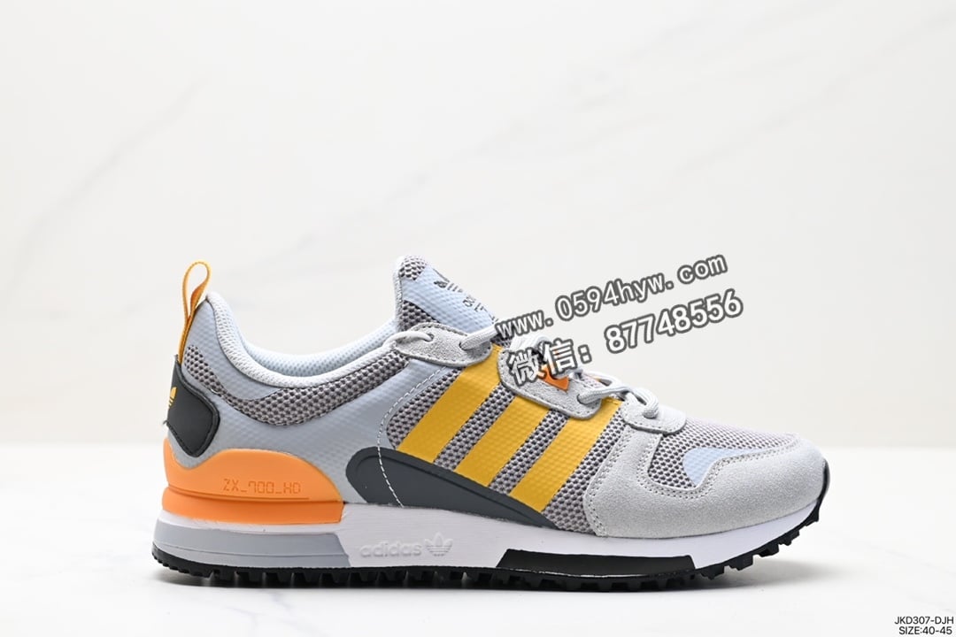 Adidas Originals ZX 700 三叶草经典复古校园系列校园鞋