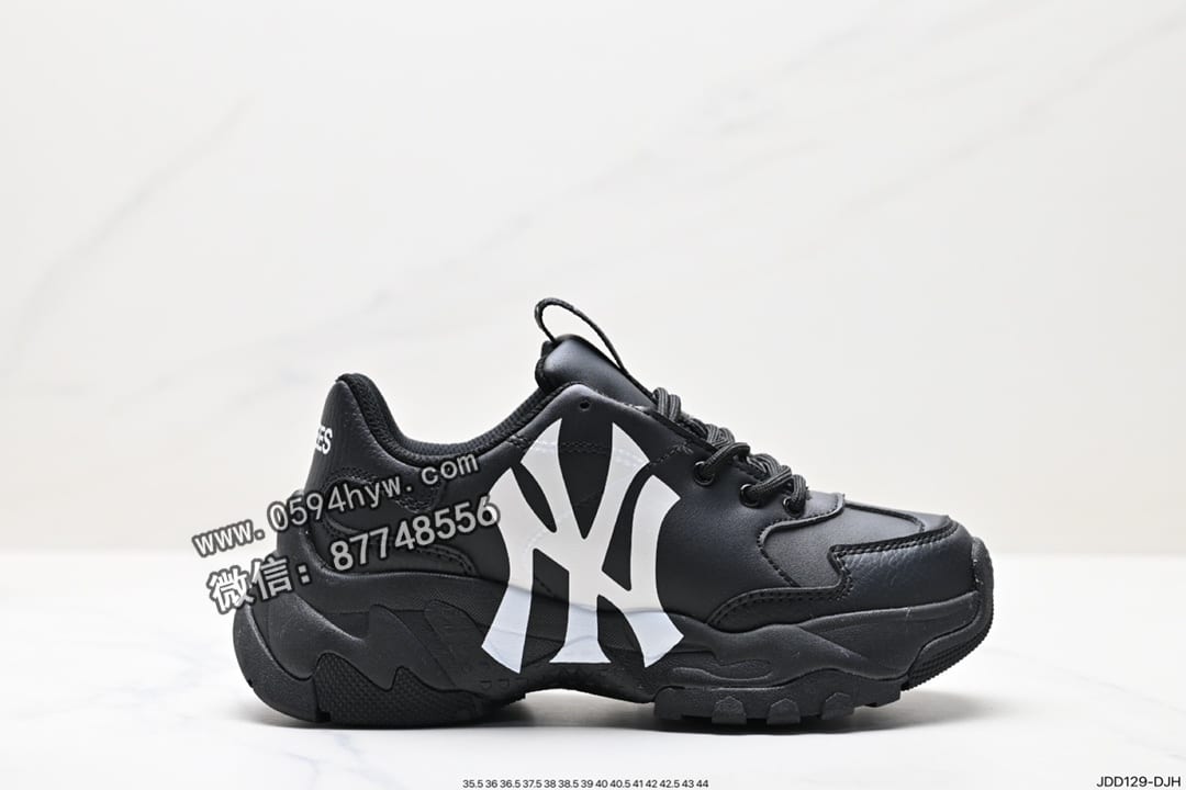 ChuNikey Big Ball Mesh 系列老爹鞋 低帮 网织 轻量 休闲 运动 慢跑鞋 网眼 象牙白 黑 NY印花 NY美国榄球洋基队限定 发售 韩国 32SHC6911 货号 JDD129-DJH 尺码 35.5-45（半）