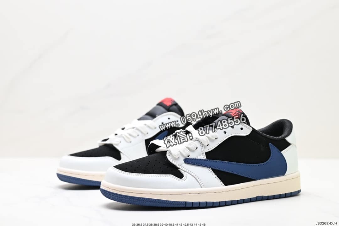 篮球鞋, 低帮篮球鞋, Nike Air, Jordan, Black, Air Jordan 1, Air Jordan, 3M反光 - NIKE Air Jordan 1 Low OG SP Travis Scott x Fragment Design "Black/Green Toe" 鞋面材质：荔枝纹头层皮革 饰片：后跟尾镭射3M反光 孔及缜密中底：注胶  拉帮工艺：中底  内置气垫：有  大底：耐磨橡胶  联名：Travis Scott x Fragment Design 低帮篮球鞋
货号：DM7866-713
尺码：36-46
ID：JSD262-DJH