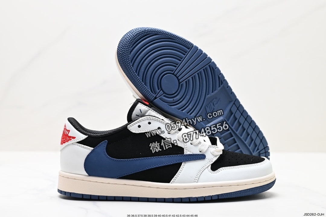 篮球鞋, 低帮篮球鞋, Nike Air, Jordan, Black, Air Jordan 1, Air Jordan, 3M反光 - NIKE Air Jordan 1 Low OG SP Travis Scott x Fragment Design "Black/Green Toe" 鞋面材质：荔枝纹头层皮革 饰片：后跟尾镭射3M反光 孔及缜密中底：注胶  拉帮工艺：中底  内置气垫：有  大底：耐磨橡胶  联名：Travis Scott x Fragment Design 低帮篮球鞋
货号：DM7866-713
尺码：36-46
ID：JSD262-DJH