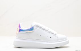 Alexander McQueen 亚历山大·麦昆 Sole Leather Sneakers 低帮 厚底 休闲运动 小白鞋 货号：JKD474-DJS