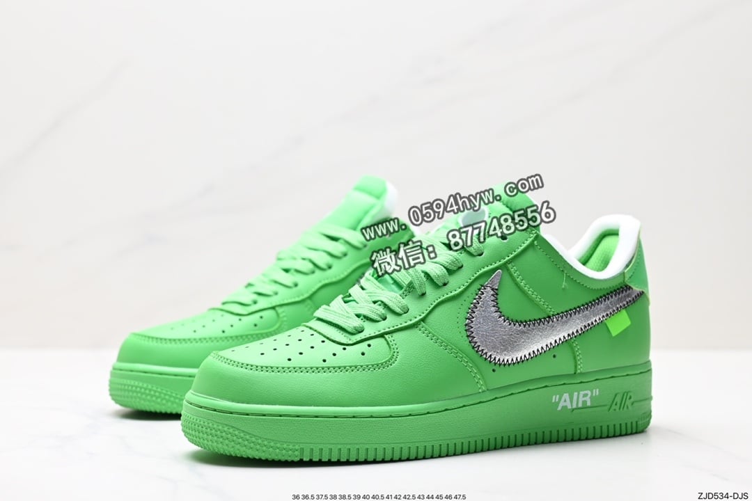 空军一号, 板鞋, Off-White, Nike Air Force 1, Nike Air, NIKE, FORCE 1, Air Force 1 - Off-White™ x Nike Air Force 1’07 Low White AF100 空军一号经典低帮百搭休闲运动板鞋 OW白 AO4297-100