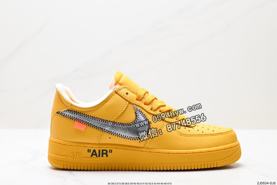 Off-White™ x Nike Air Force 1’07 Low”White AF100″ 鞋码：36 36.5 37.5 38 38.5 39 40 40.5 41 42 42.5 43 44 45 46 47.5货号：AO4297-100