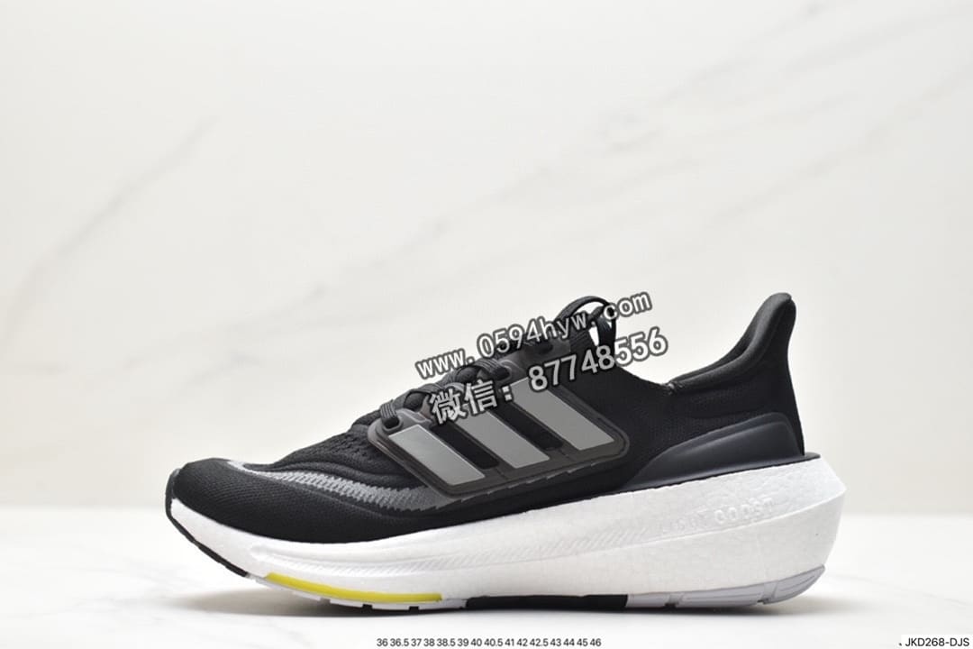 跑鞋, 慢跑鞋, Ultraboost, HQ6340, Boost, adidas Ultraboost Light, Adidas - Adidas ULTRABOOST LIGHT 轻弹系列低帮袜套式针织透气缓震休闲运动慢跑鞋 "白蓝橙" 货号: HQ6340