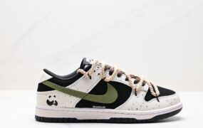 Nike SB DuNike Low“Green/Beige” 系列板鞋 货号：DD1391-100