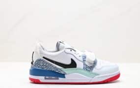 Nike Air Jordan Legacy 312 Low 篮球文化运动鞋 白色/松绿 货号: FN3407-161 尺码：36-46 ID: JZD170-DJR