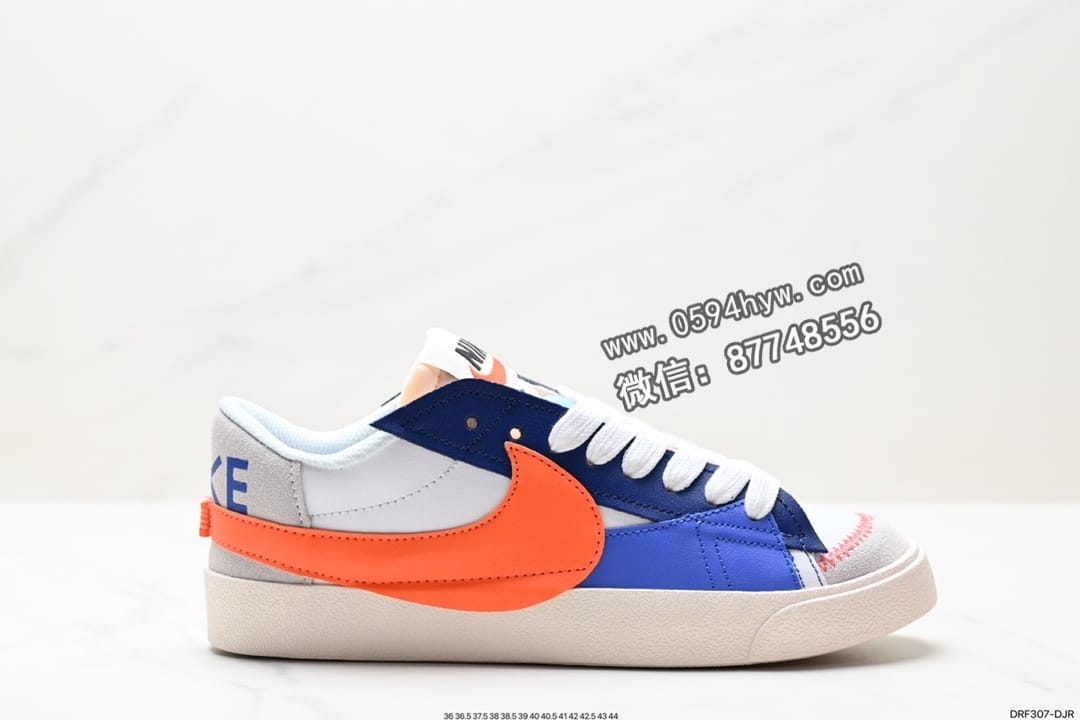 品牌：Nike系列：Blazer Low 77 JUMBO鞋子类型：复古经典开拓者版鞋帮高度：低帮颜色：未提及货号：DQ1470 600