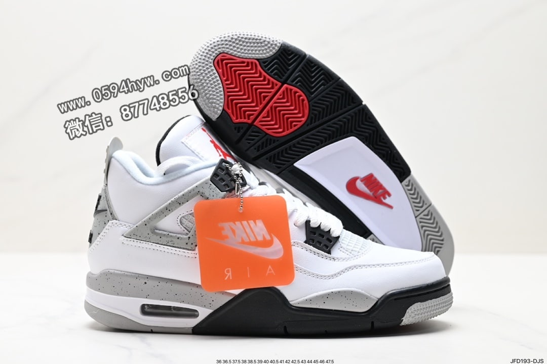 运动鞋, 篮球鞋, 文化篮球鞋, 乔丹, RO, Nike Air, NIKE, Jordan, Fire Red, Air Jordan 4, Air Jordan, 2023 - Nike Air Jordan 4 Retro OG "Fire Red"中帮篮球鞋 货号：308497-060