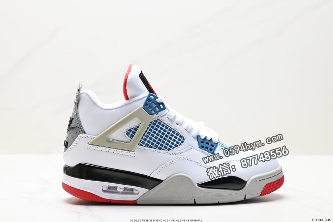 Nike Air Jordan 4 Retro OG “Fire Red” 中帮篮球鞋 货号：308497-060