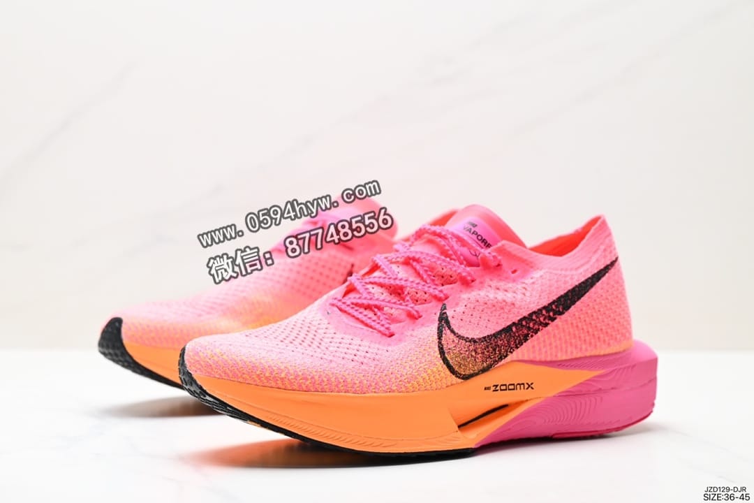 马拉松, 跑鞋, ZoomX Vaporfly, ZoomX, Zoom, Vaporweave, VaporFly, Swoosh, Flyknit, 2023 - ZoomX Vaporfly Next% 3 马拉松跑鞋 货号：DV4129-403