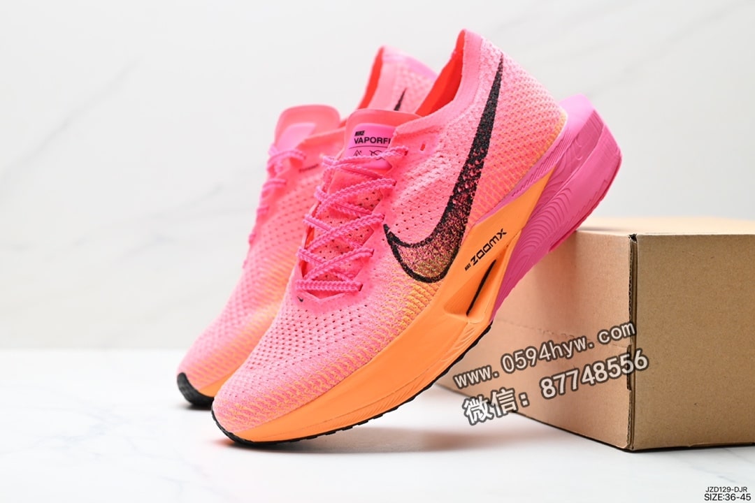 马拉松, 跑鞋, ZoomX Vaporfly, ZoomX, Zoom, Vaporweave, VaporFly, Swoosh, Flyknit, 2023 - ZoomX Vaporfly Next% 3 马拉松跑鞋 货号：DV4129-403