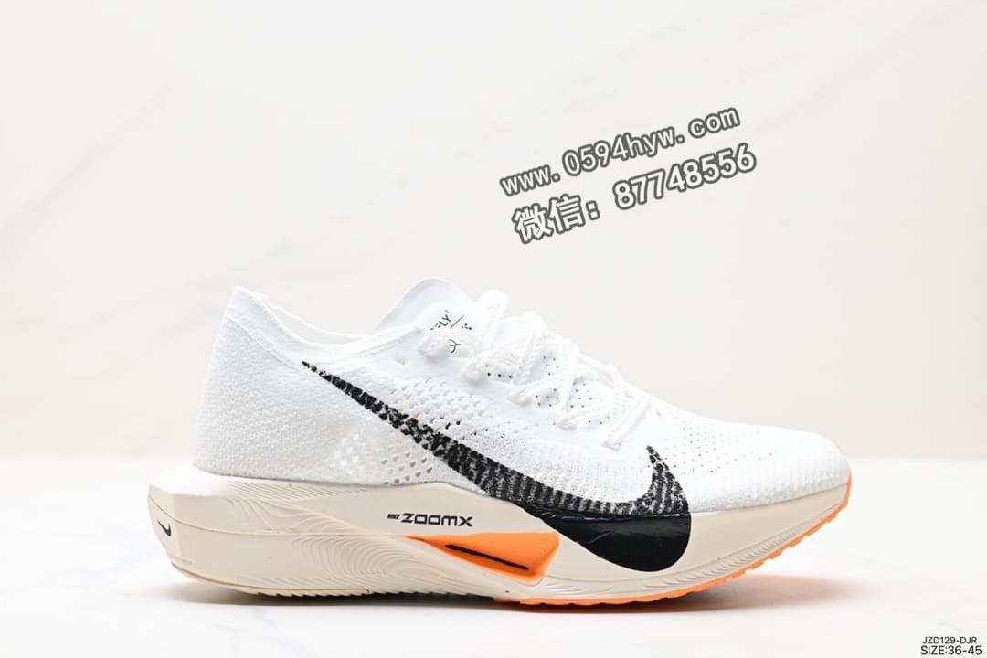 ZoomX Vaporfly Next% 马拉松跑鞋 Vaporweave 科技 货号：DV4129-403 尺码：36-45 ID：JZD129-DJR