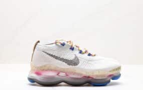 Nike Air Max Scorpion Flyknit 天蝎座系列 超级大气垫 休闲运动慢跑鞋 针织奶全黑 货号：DJ47021-100