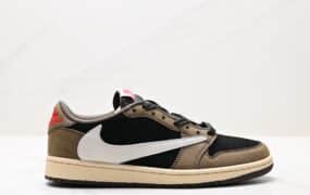 fragment design x Travis Scott x Nike Air Jordan 1 Low OG SP”Black/Green Toe“ AJ1