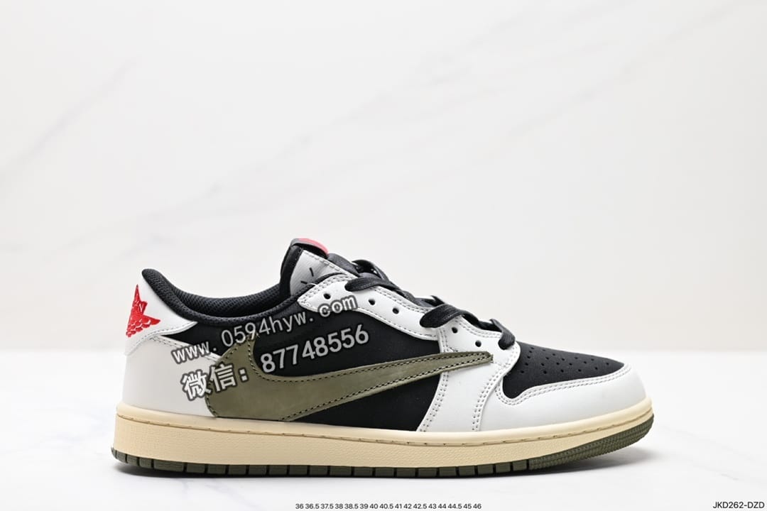 Nike Air Jordan 1 Low OG SP “Black/Green Toe”