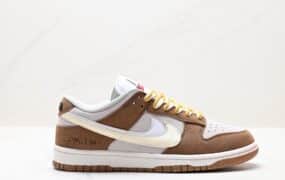 Nike DuNike Low SE “85” 绒面革材质 灰白色 红色 货号：DO9457-103