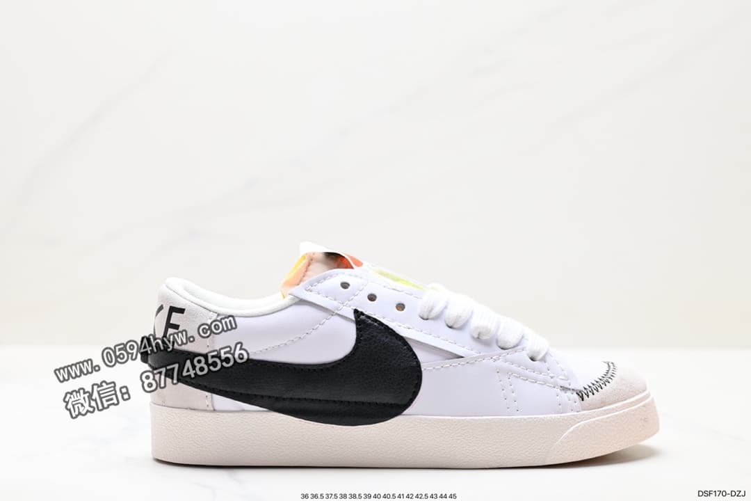 Nike Blazer Low ’77 Jumbo 焕新升级经典 Blazer 鞋款 货号：DQ8768-100