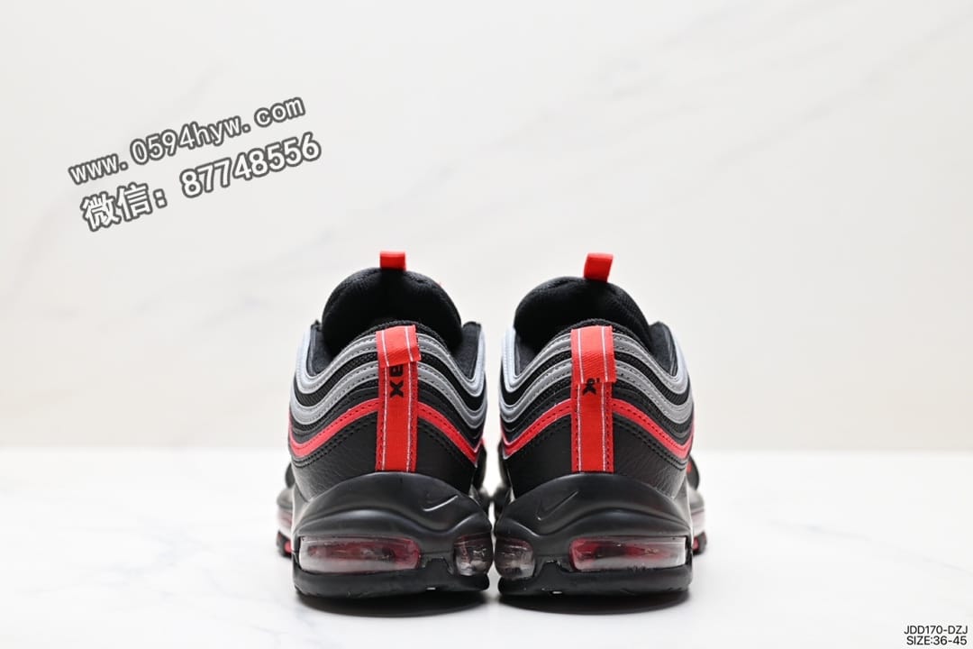 运动鞋, 耐克, 休闲运动鞋, Swoosh, Nike Air Max 97, Nike Air Max, Nike Air, Air Max 97, Air Max, AI, 2023 - 耐克 Air Max 97 小勾子弹休闲运动鞋 货号：JDD170-DZJ