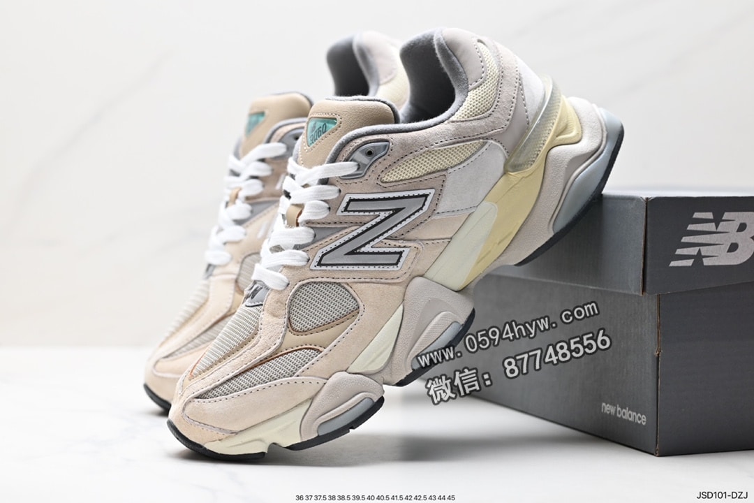 运动鞋, 跑鞋, 跑步鞋, 新百伦, 慢跑鞋, New Balance, NB, Joe Freshgoods, ABZORB, 2023 - 新百伦NB Joe Freshgoods x New Balance 复古休闲运动慢跑鞋 鞋款灵感源自夏日回忆 鞋面由空间双格及磨砂鞋面拼接而成 颜色为粉橘色 ABZORB避震科技 货号: U9060MAC 尺码：36-45 ID: JSD101-DZJ