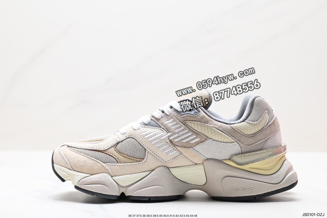 运动鞋, 跑鞋, 跑步鞋, 新百伦, 慢跑鞋, New Balance, NB, Joe Freshgoods, ABZORB, 2023 - 新百伦NB Joe Freshgoods x New Balance 复古休闲运动慢跑鞋 鞋款灵感源自夏日回忆 鞋面由空间双格及磨砂鞋面拼接而成 颜色为粉橘色 ABZORB避震科技 货号: U9060MAC 尺码：36-45 ID: JSD101-DZJ