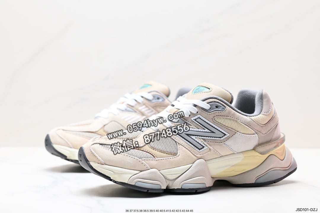 运动鞋, 跑鞋, 跑步鞋, 新百伦, 慢跑鞋, New Balance, NB, Joe Freshgoods, ABZORB, 2023 - 新百伦NB Joe Freshgoods x New Balance 复古休闲运动慢跑鞋 鞋款灵感源自夏日回忆 鞋面由空间双格及磨砂鞋面拼接而成 颜色为粉橘色 ABZORB避震科技 货号: U9060MAC 尺码：36-45 ID: JSD101-DZJ