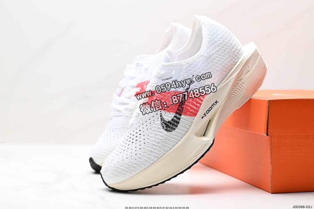 马拉松, 跑鞋, ZoomX Vaporfly, ZoomX, Zoom, Vaporweave, VaporFly, Swoosh, Flyknit, 2023 - ZoomX Vaporfly Next% 马拉松跑鞋 鞋面全新 Vaporweave 科技 非对称鞋带系统 泡棉护垫 Swoosh 点缀 流线型外观设计 货号:FD6556-100 尺码:36-45 ID:JGD268-DZJ